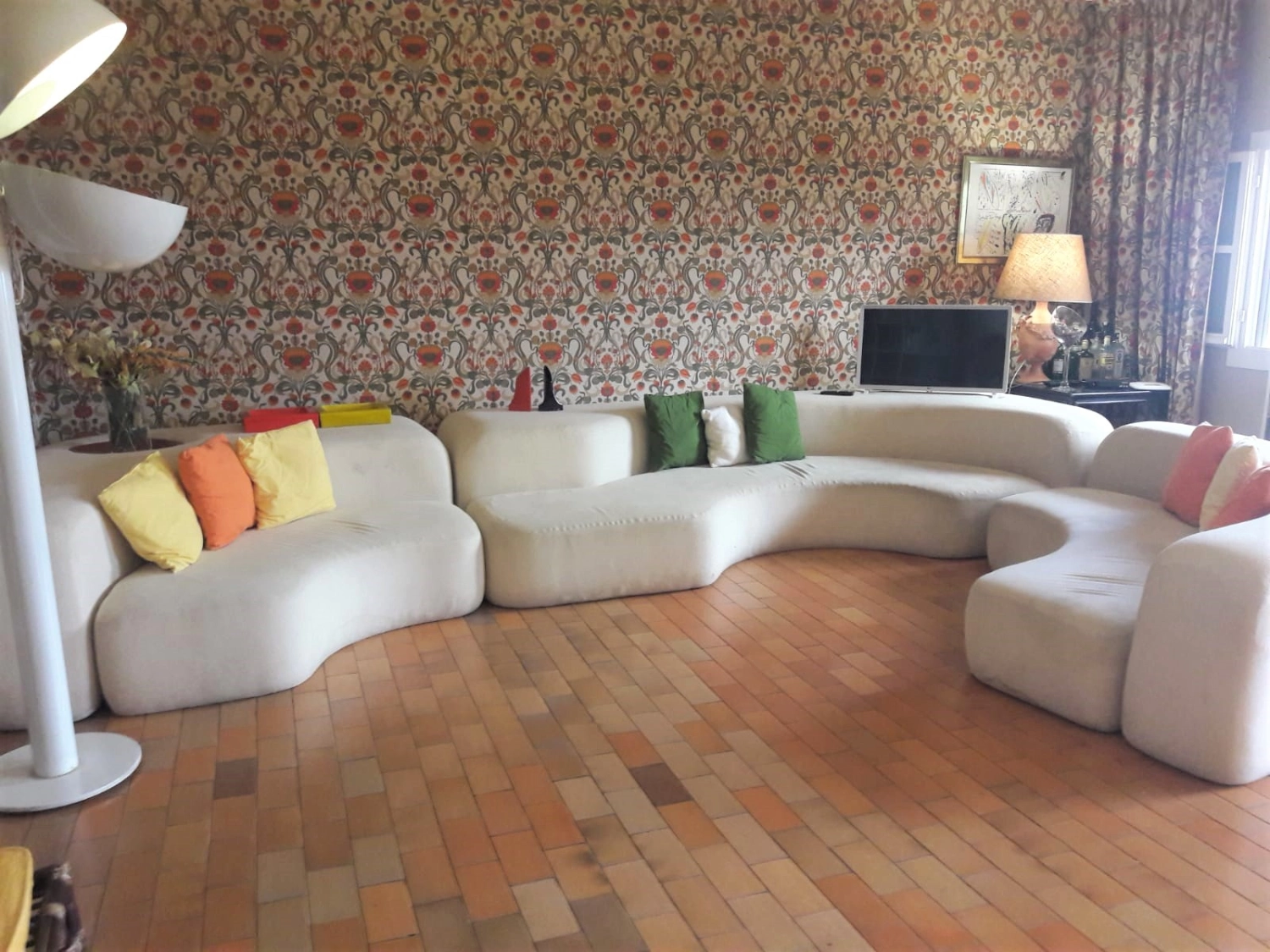 The stylish living area