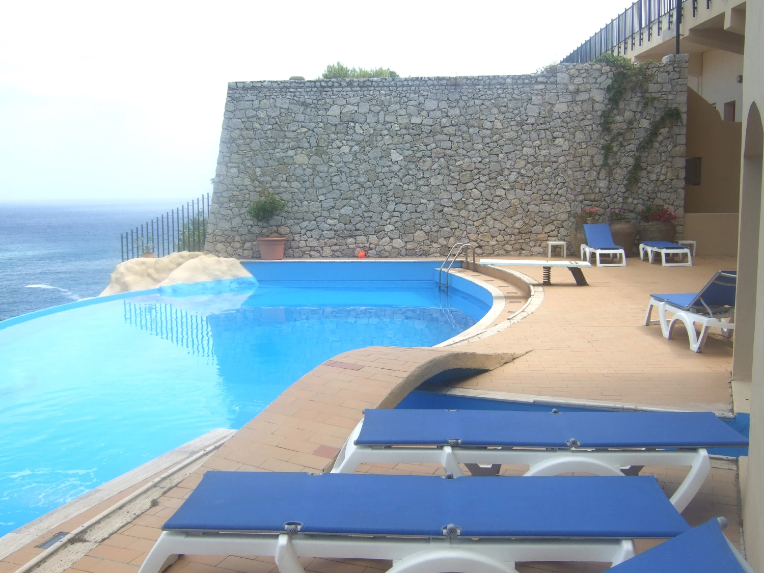 A view of the pool